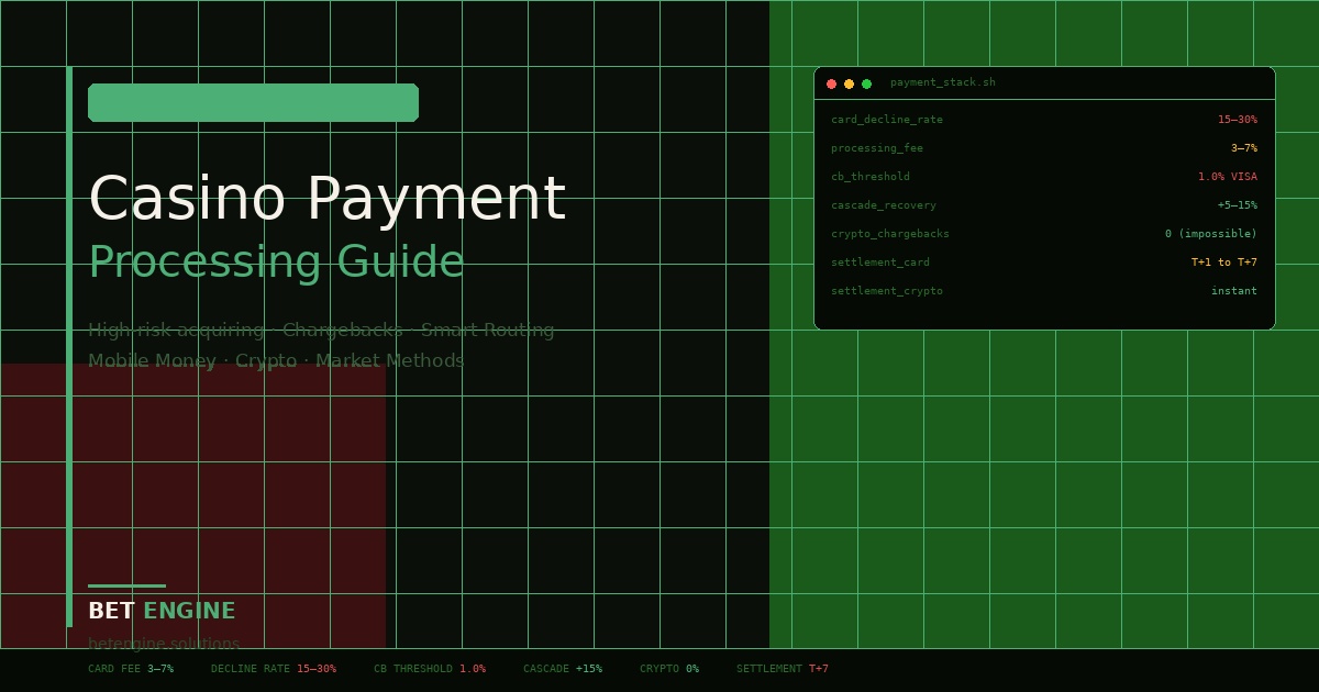 Casino Payment Processing Guide