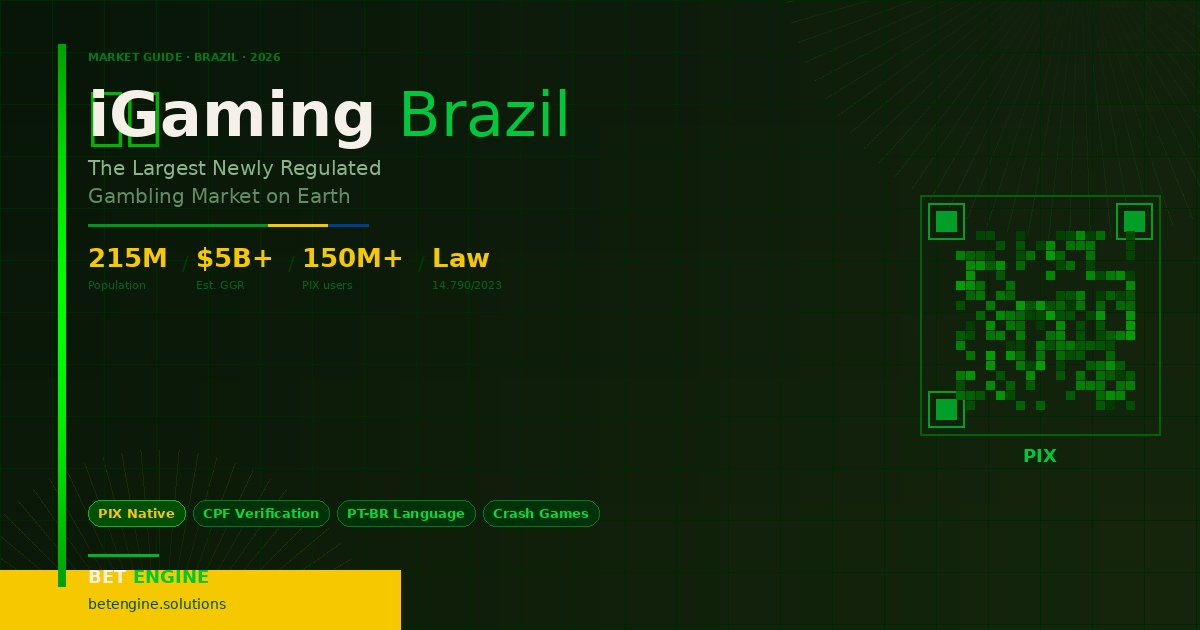 iGaming in Brazil 2026 — Regulation, Licensing, and Market Entry Guide