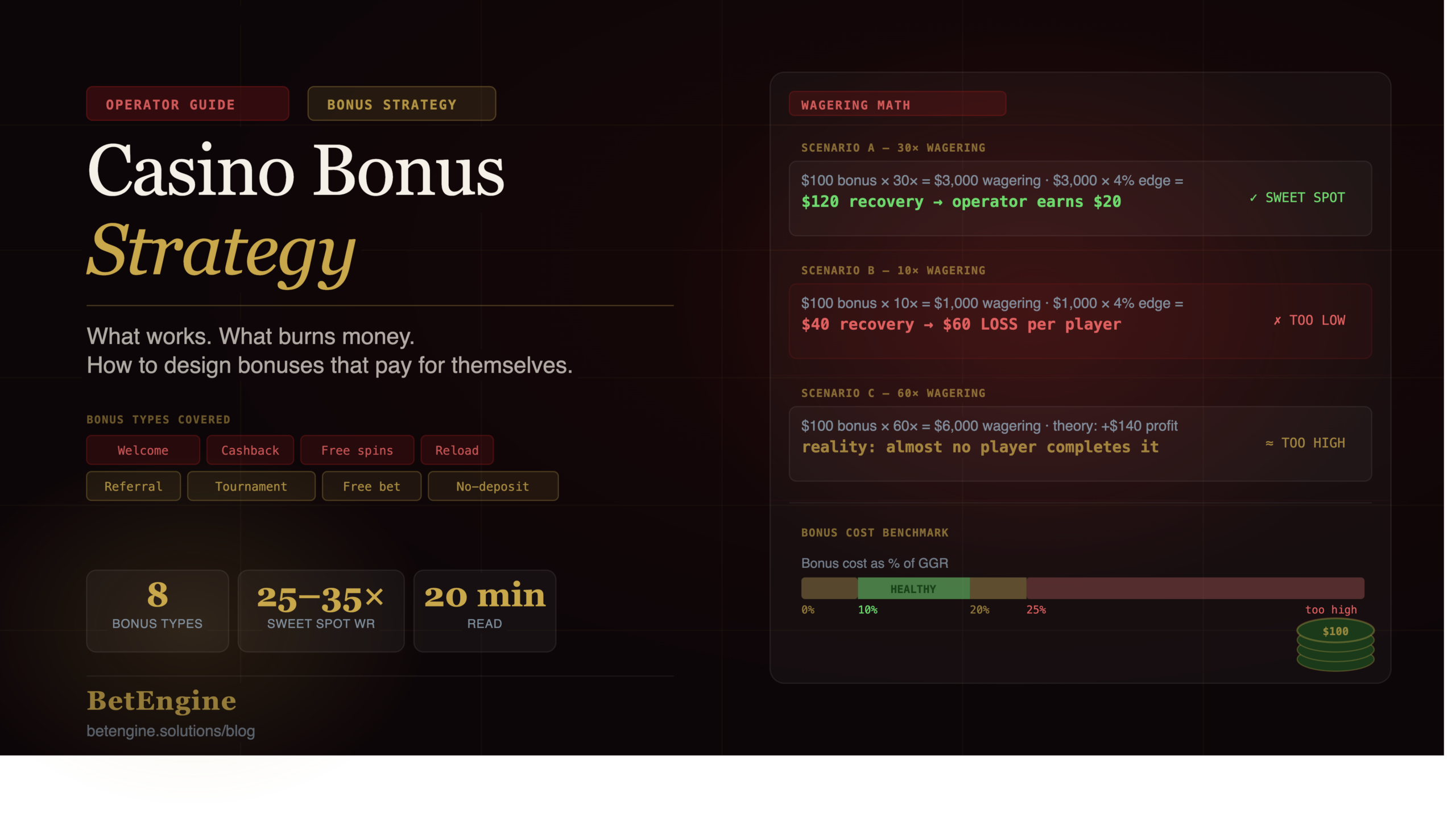 Casino Bonus Strategy — the Difference Between Acquiring Players and Giving Money Away